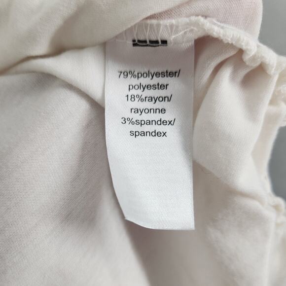 Maurices Cream Short Sleeve Top - Women's Size 1X - Picture 4 of 4